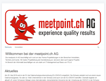 Tablet Screenshot of meetpoint.ch